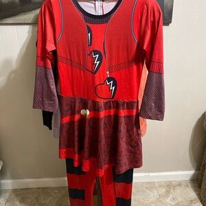 Kids Superhero Costume in Red and Black